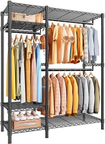 Clothes rack, 780 lbs, black