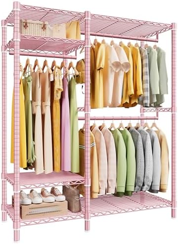 Clothes rack, 780 lbs, pink
