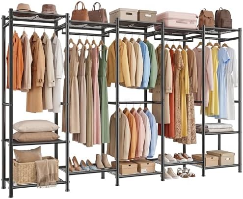 Freestanding closet system, black